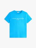 Μπλε T-Shirt Με Κλασική Λαιμόκοψη Και Λογότυπο  Γυναίκες