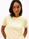 Yellow Logo Crew Neck T-Shirt  Women