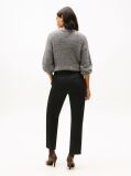 Black Slim Fit Straight Leg Chinos  Women