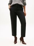 Black Slim Fit Straight Leg Chinos  Women
