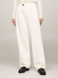 Beige Relaxed Fit Straight Leg Chinos  Women