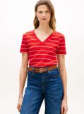 Multi V-Neck Slim Fit T-Shirt  Women