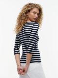 Multi Boat Neck Slim Fit T-Shirt  Women