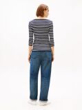 Multi Boat Neck Slim Fit T-Shirt  Women