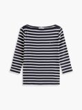 Multi Boat Neck Slim Fit T-Shirt  Women