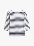 Multi Boat Neck Slim Fit T-Shirt  Women