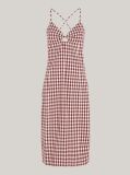 Multi Gingham Bodycon Strap Dress  Women