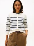 Multi Jersey Crew Neck Cardigan  Women