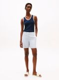 Blue Relaxed Chino Bermuda Shorts  Women
