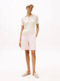 Pink Relaxed Chino Bermuda Shorts  Women