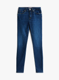 Blue Skinny Jeans Dark Blue  Women