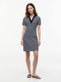 Multi Slim Open V-Neck Polo Dress  Women
