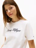 White Logo T-Shirt  Women