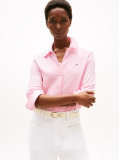 Pink 1985 Slim Fit Pique Shirt  Women