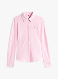 Pink 1985 Slim Fit Pique Shirt  Women
