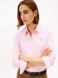 Pink 1985 Slim Fit Pique Shirt  Women