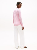Pink 1985 Slim Fit Pique Shirt  Women