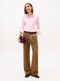 Pink 1985 Slim Fit Pique Shirt  Women