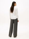 White 1985 Slim Fit Pique Shirt  Women