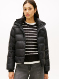 Black Water Repellent Down Jacket  Women
