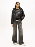 Black Water Repellent Down Jacket  Women