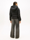Black Water Repellent Down Jacket  Women