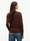 Brown Pure Wool Cable Knit Jumper  Women