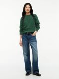 Green Pure Wool Cable Knit Jumper  Women
