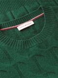 Green Pure Wool Cable Knit Jumper  Women