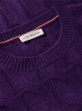 Purple Pure Wool Cable Knit Jumper  Women