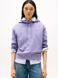 Μωβ Hoody Με Κεντητό Λογότυπο  Γυναίκες