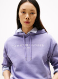 Μωβ Hoody Με Κεντητό Λογότυπο  Γυναίκες
