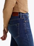 Blue Faded High Rise Slim Ankle Jeans  Women