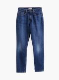 Blue Faded High Rise Slim Ankle Jeans  Women