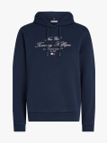 Μπλε Hoody Με Κεντητό Λογότυπο  Γυναίκες