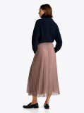 Multi Pleated Maxi Skirt  Women