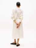 White Pleated Midi Skirt  Women