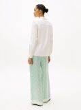 Beige Concealed Placket Relaxed Shirt  Women