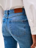 Blue Faded Mid Rise Straight Leg Jeans  Women