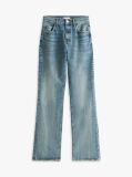 Μπλε Ψηλόμεσο Άνετο Τζιν Σε Bootcut Γραμμή  Γυναίκες