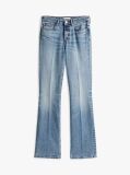 Blue Faded Mid Rise Bootcut Jeans  Women