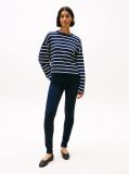 Blue Como Mid Rise Skinny Jeans  Women