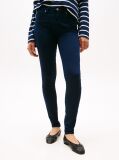 Blue Como Mid Rise Skinny Jeans  Women