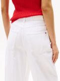 White High Rise Wide Leg Ankle Jeans  Women