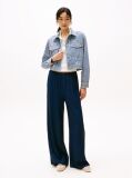 Multi Logo Oversized Denim Jacket  Women