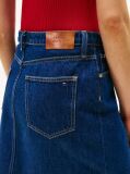 Μπλε Μίνι Denim Φούστα Σε Ίσια Γραμμή  Γυναίκες