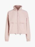 Pink Short Nylon Windbreaker  Women