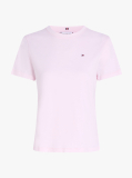 Ροζ T-Shirt Σε Κανονική Γραμμή  Γυναίκες