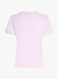 Ροζ T-Shirt Σε Κανονική Γραμμή  Γυναίκες