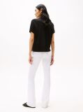 Black Relaxed Polo Shirt  Women